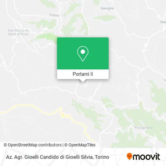 Mappa Az. Agr. Gioelli Candido di Gioelli Silvia