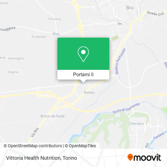 Mappa Vittoria Health Nutrition