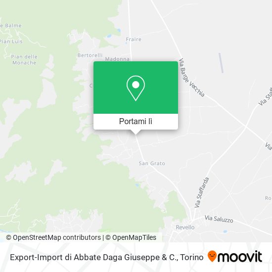 Mappa Export-Import di Abbate Daga Giuseppe & C.
