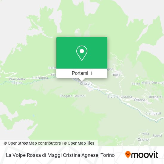 Mappa La Volpe Rossa di Maggi Cristina Agnese