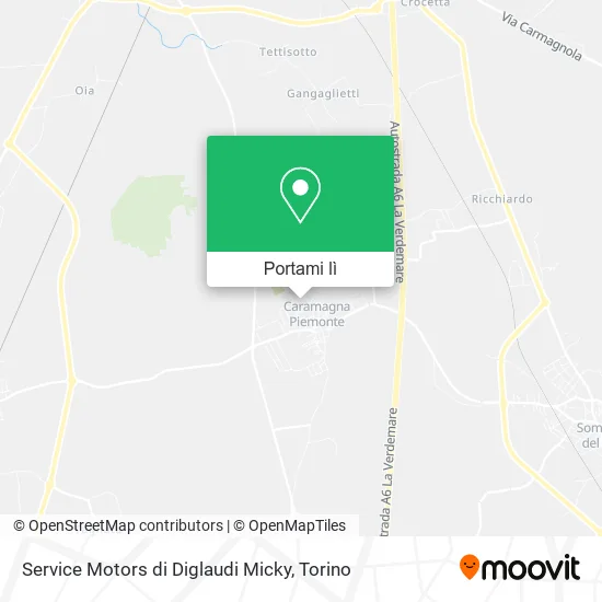 Mappa Service Motors di Diglaudi Micky