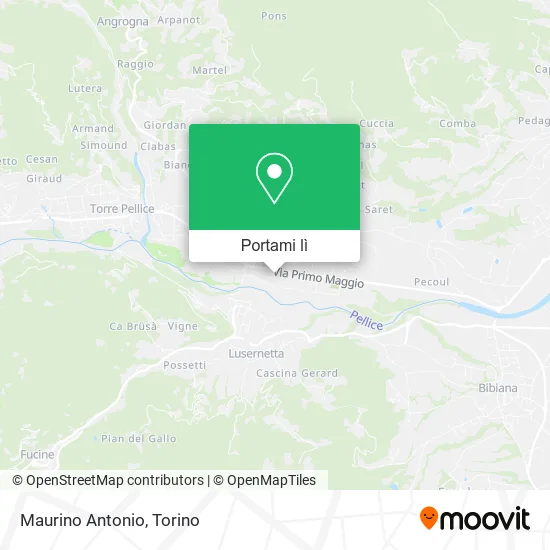 Mappa Maurino Antonio