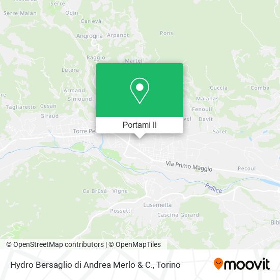 Mappa Hydro Bersaglio di Andrea Merlo & C.