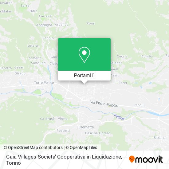 Mappa Gaia Villages-Societa' Cooperativa in Liquidazione