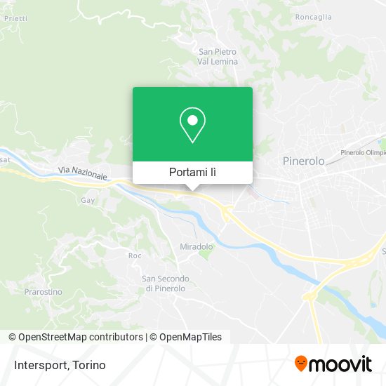 Mappa Intersport