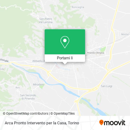 Mappa Arca Pronto Intervento per la Casa