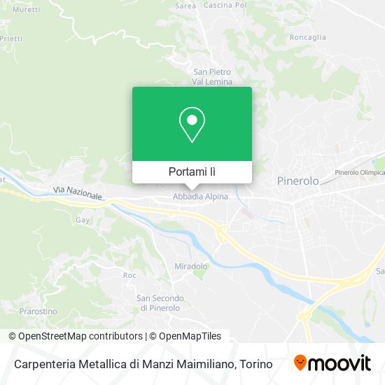Mappa Carpenteria Metallica di Manzi Maimiliano