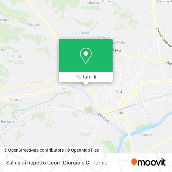 Mappa Salina di Repetto Geom.Giorgio e C.