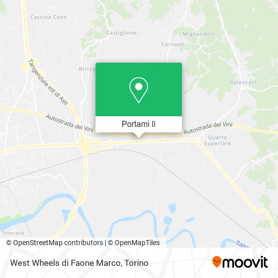 Mappa West Wheels di Faone Marco