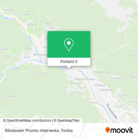 Mappa Blindoserr Pronto Intervento