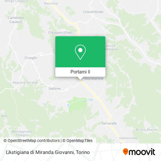 Mappa L'Astigiana di Miranda Giovanni