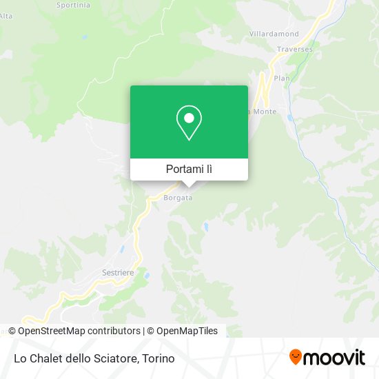 Mappa Lo Chalet dello Sciatore