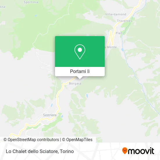 Mappa Lo Chalet dello Sciatore
