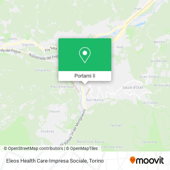 Mappa Eleos Health Care-Impresa Sociale