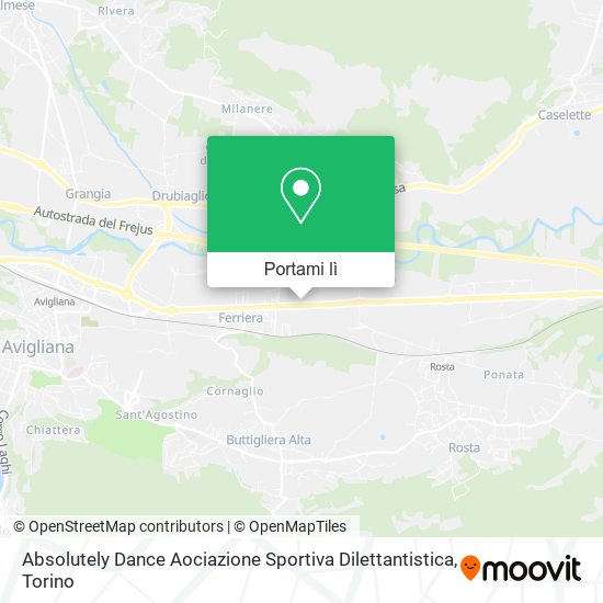 Mappa Absolutely Dance Aociazione Sportiva Dilettantistica