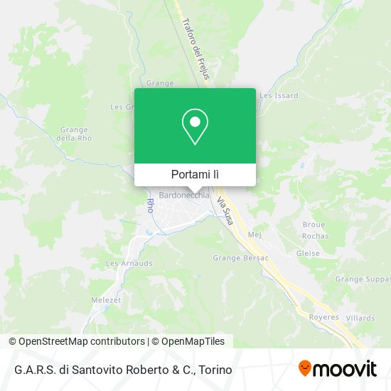 Mappa G.A.R.S. di Santovito Roberto & C.