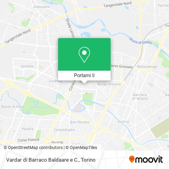 Mappa Vardar di Barraco Baldaare e C.