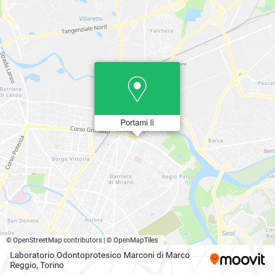 Mappa Laboratorio Odontoprotesico Marconi di Marco Reggio