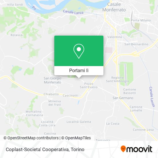 Mappa Coplast-Societa' Cooperativa