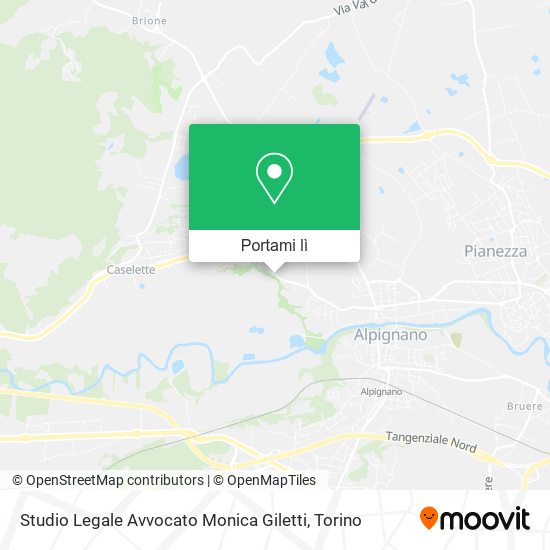 Mappa Studio Legale Avvocato Monica Giletti