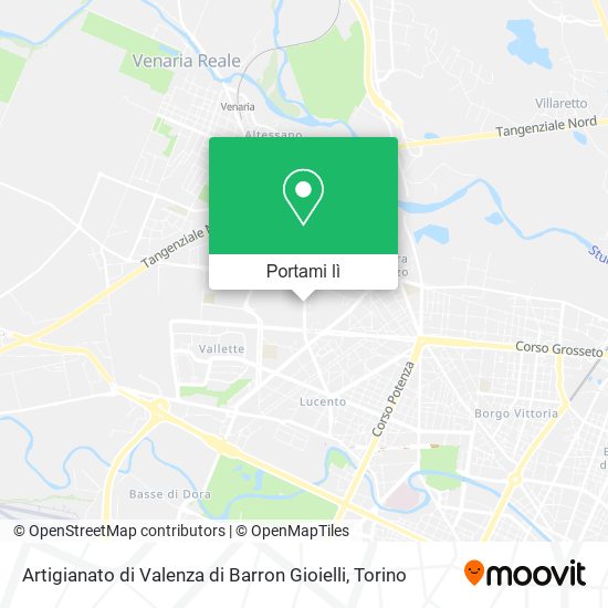 Mappa Artigianato di Valenza di Barron Gioielli