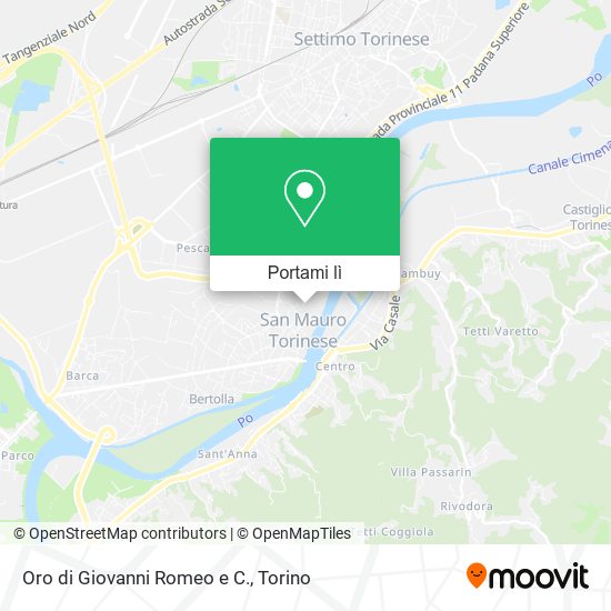 Mappa Oro di Giovanni Romeo e C.