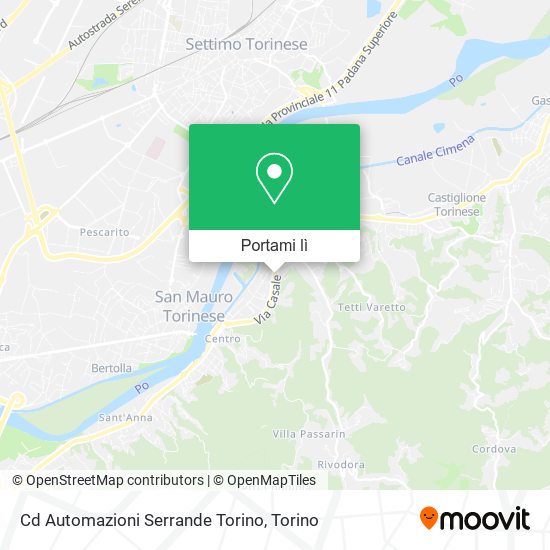 Mappa Cd Automazioni Serrande Torino