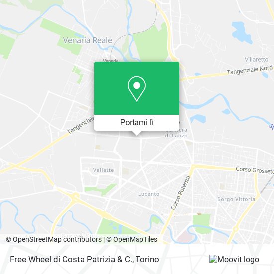 Mappa Free Wheel di Costa Patrizia & C.