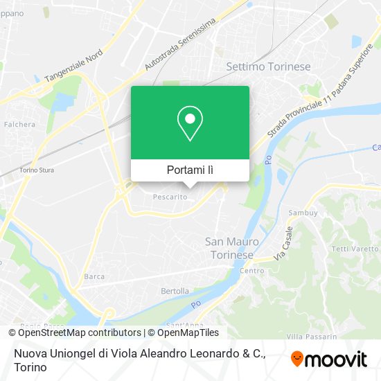 Mappa Nuova Uniongel di Viola Aleandro Leonardo & C.