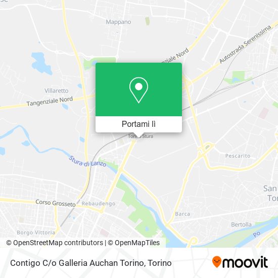 Mappa Contigo C / o Galleria Auchan Torino