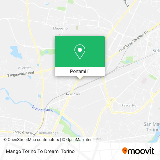 Mappa Mango Torino To Dream