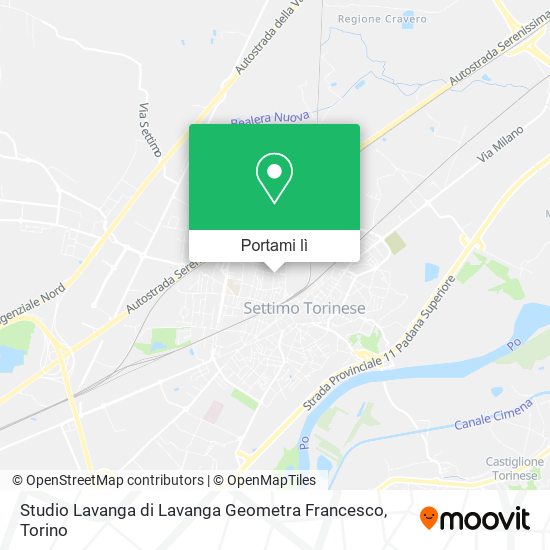 Mappa Studio Lavanga di Lavanga Geometra Francesco
