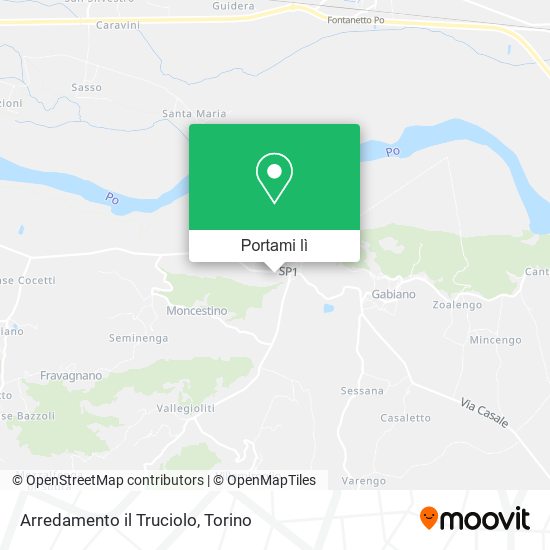 Mappa Arredamento il Truciolo