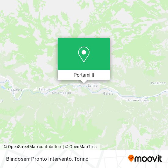 Mappa Blindoserr Pronto Intervento