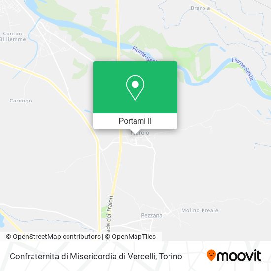 Mappa Confraternita di Misericordia di Vercelli
