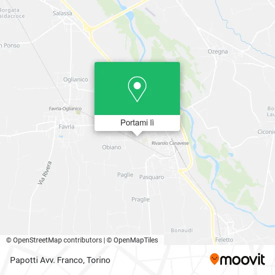 Mappa Papotti Avv. Franco