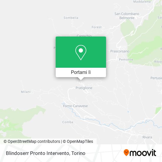 Mappa Blindoserr Pronto Intervento