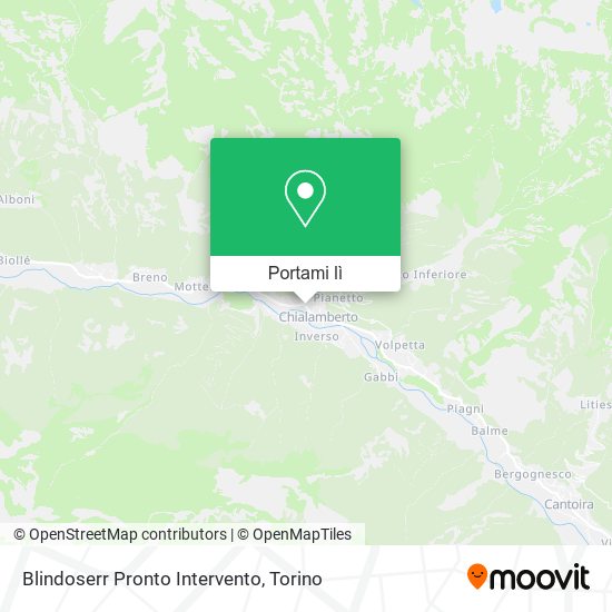 Mappa Blindoserr Pronto Intervento