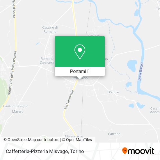 Mappa Caffetteria-Pizzeria Misvago
