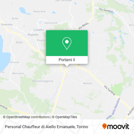 Mappa Personal Chauffeur di Aiello Emanuele