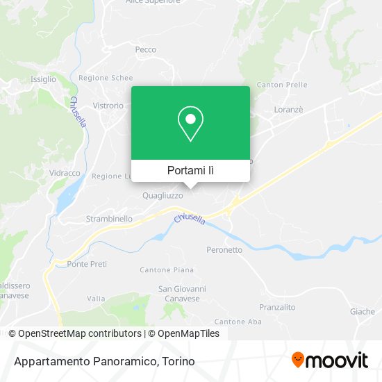 Mappa Appartamento Panoramico