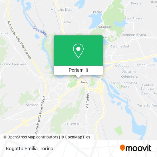 Mappa Bogatto Emilia