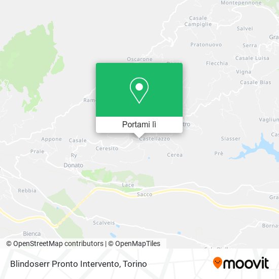 Mappa Blindoserr Pronto Intervento