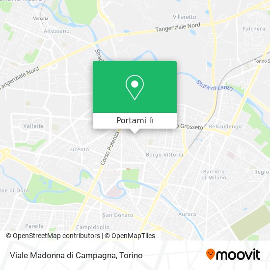 Mappa Viale Madonna di Campagna