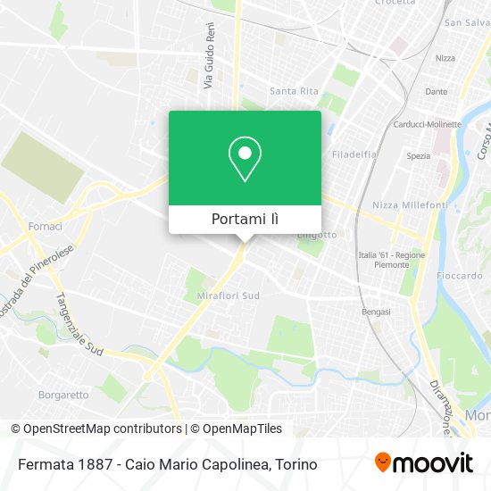 Mappa Fermata 1887 - Caio Mario Capolinea