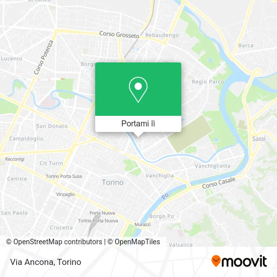 Mappa Via Ancona