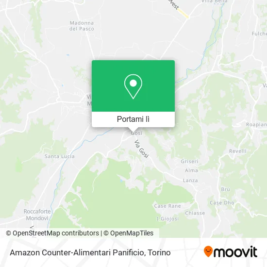 Mappa Amazon Counter-Alimentari Panificio