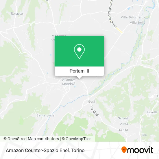 Mappa Amazon Counter-Spazio Enel