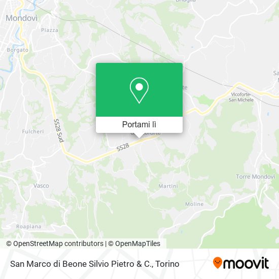Mappa San Marco di Beone Silvio Pietro & C.