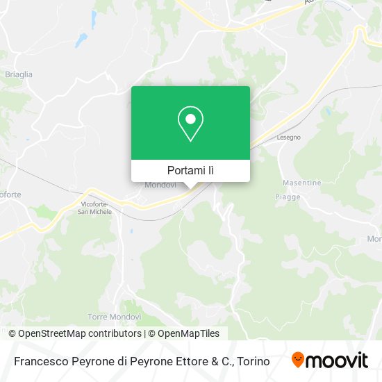 Mappa Francesco Peyrone di Peyrone Ettore & C.